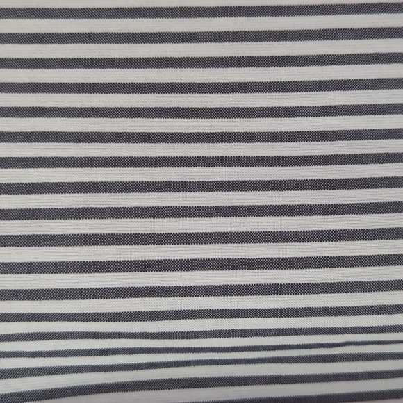 Country Store Striped Embroidered Butterfly Button Down Blouse 1X Gray White - Picture 7 of 16